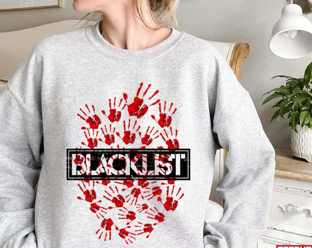 Red Blood Handprints The Design Blacklist Unisex Sweatshirt