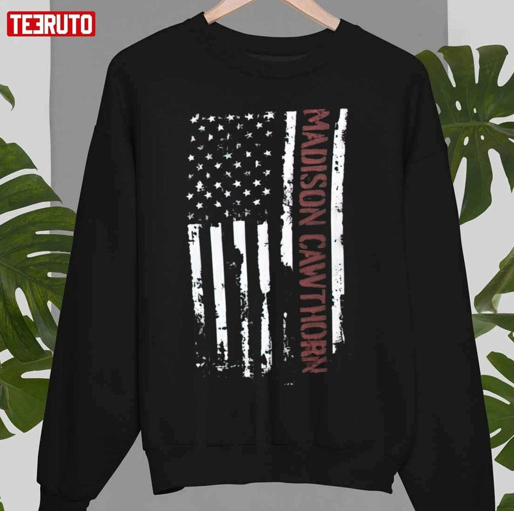 Old Glory Madison Cawthorn USA Vintage Flag Grunge Unisex T-Shirt