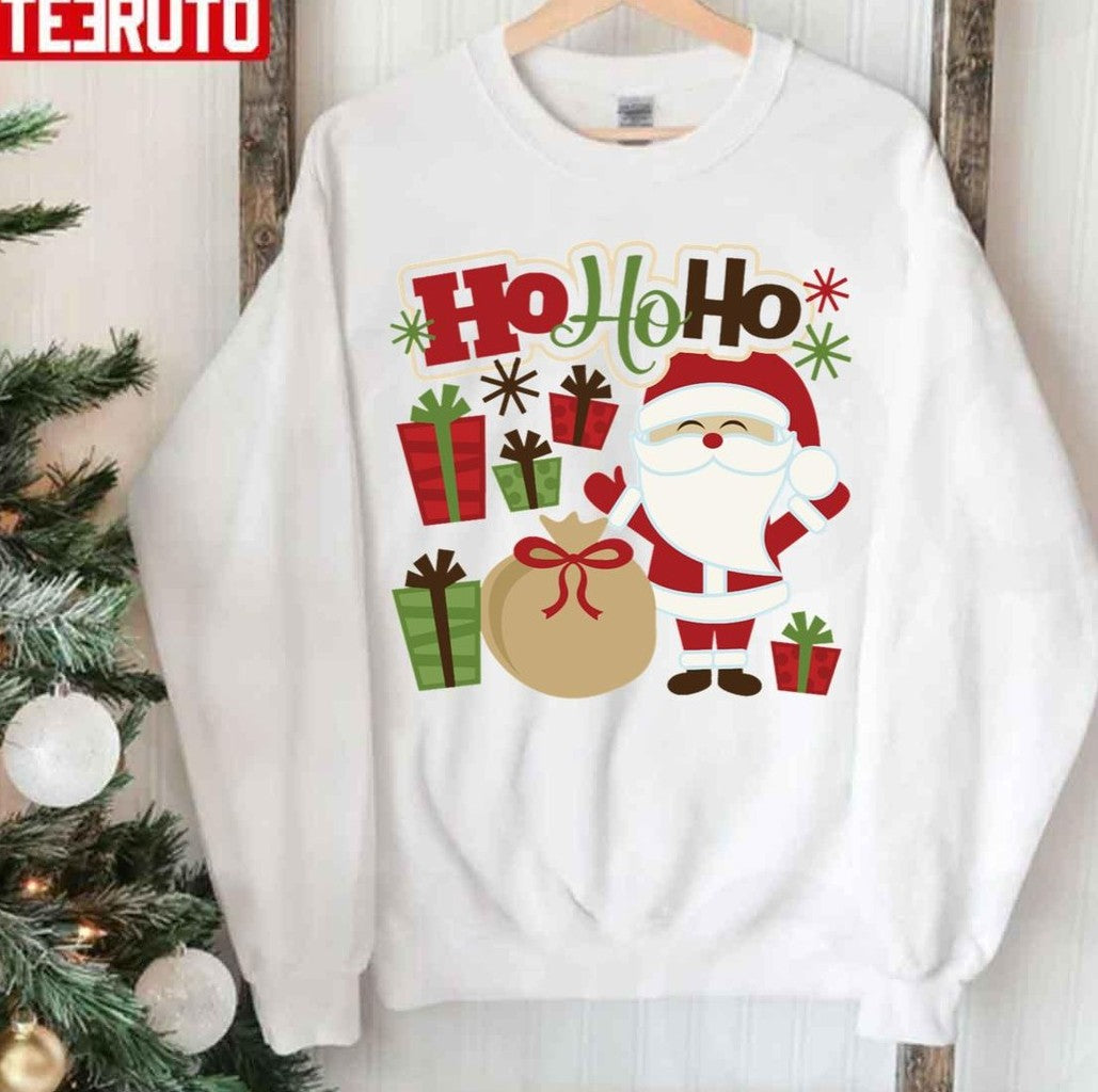 Animated Santa Hohoho Unisex Sweatshirt