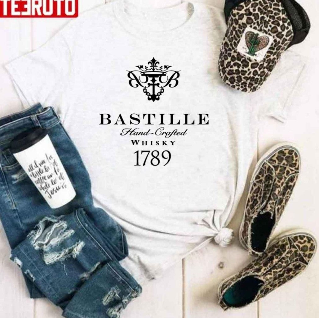 Basic Whisky Bastille Hand Grafied Unisex Hoodie