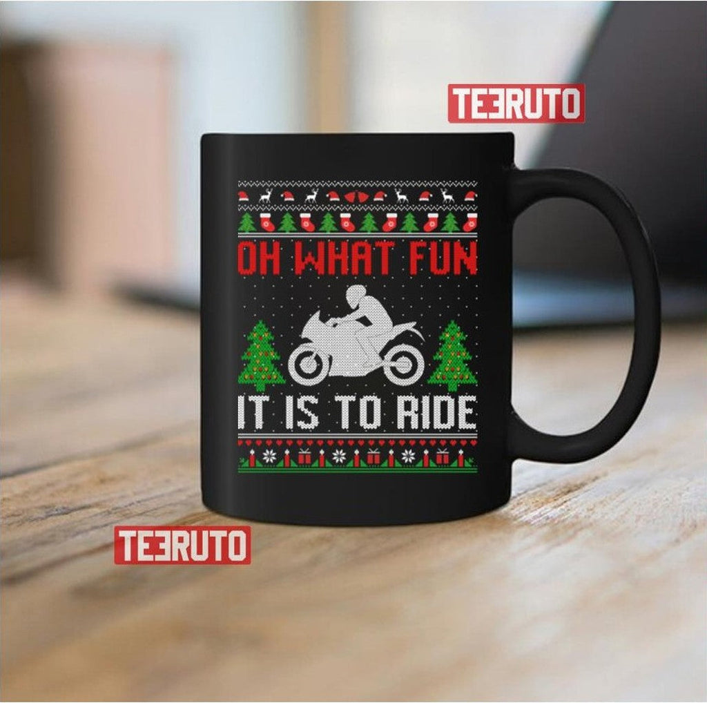 Oh What Fun It Is To Ride Motorcycle Unisex Sweatshirt