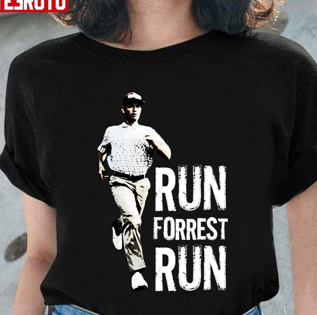 Run Forest Run Forest Gump Classic Quote Unisex T-Shirt
