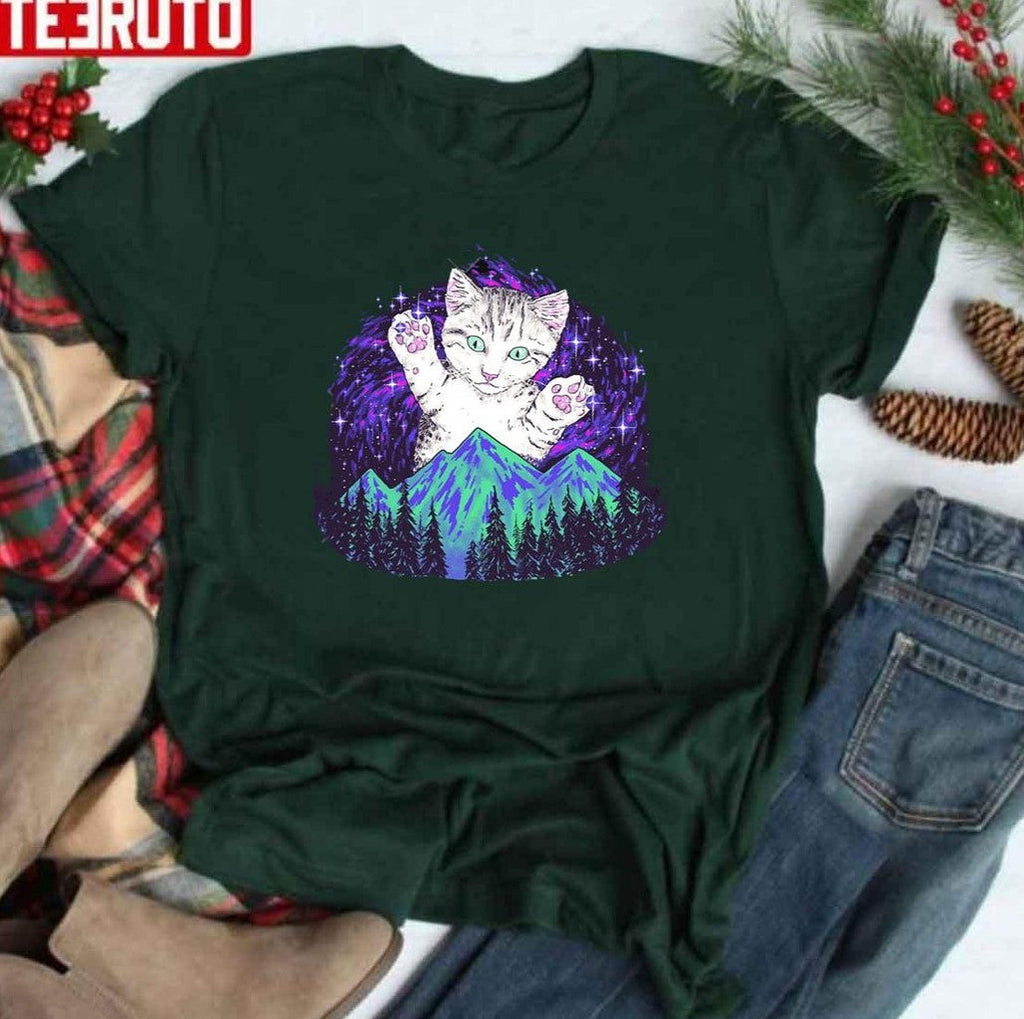 Aurora Meowealis Unisex T-Shirt