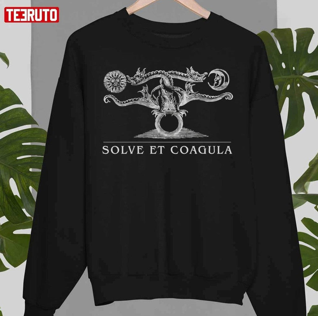 Solve Et Coagula Occult Alchemy Dragon Unisex T-Shirt