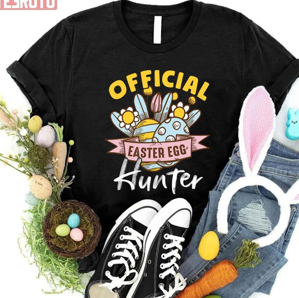 Official Easter Egg Hunter Retro Unisex T-shirt