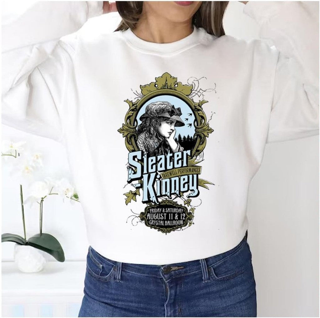Sleater Kinney Crystal Ballroom Concert Unisex Sweatshirt