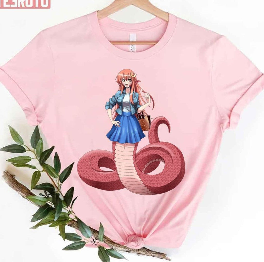 Pink Snake Monster Musume Unisex T-Shirt