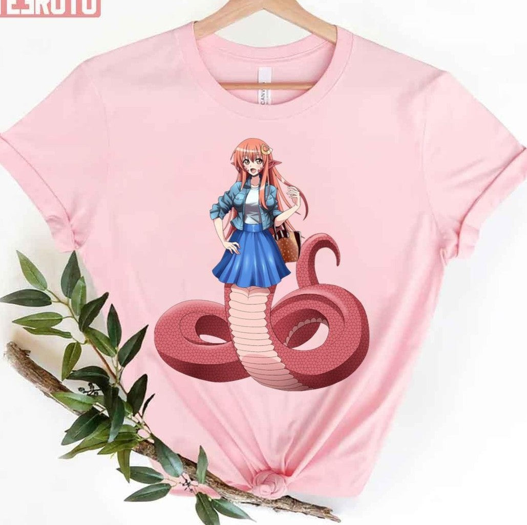 Pink Snake Monster Musume Unisex T-Shirt