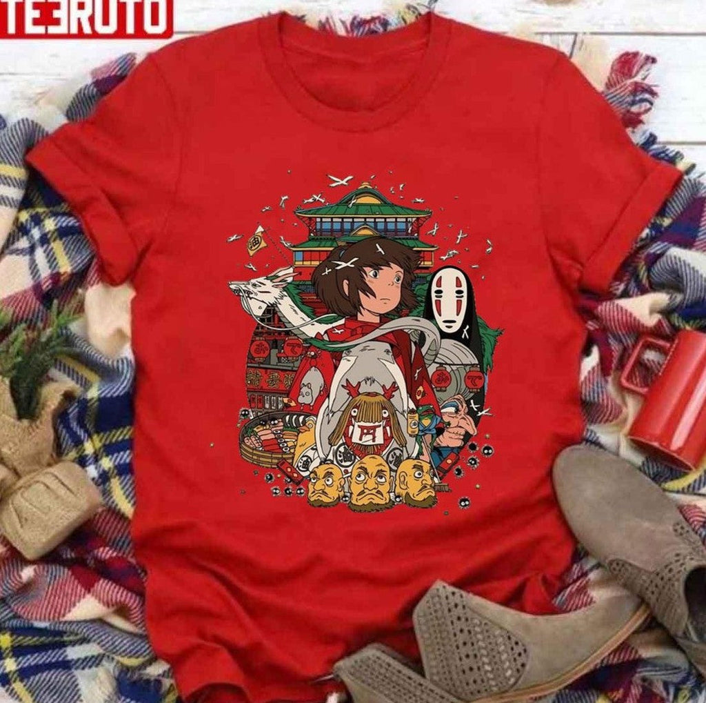 Beautiful Artwork Of Spirited Away Japanese Ghibli Unisex Sweatshirt