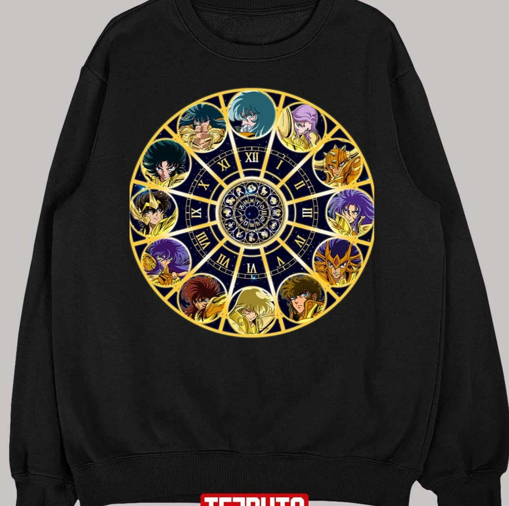 Round Graphic Saint Seiya Knights Of The Zodiac Unisex T-Shirt