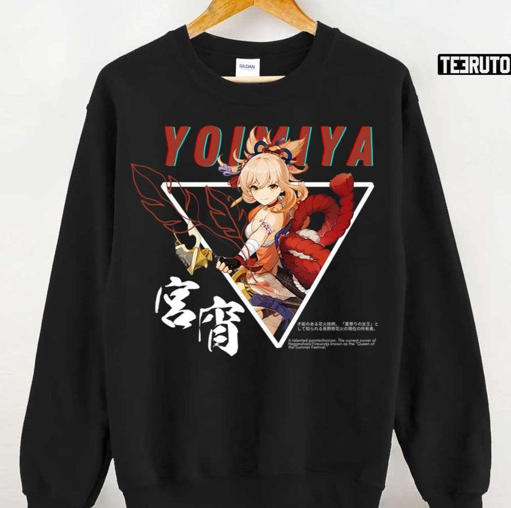 Naganohara Yoimiya Frolicking Flames Genshin Impact Unisex T-Shirt