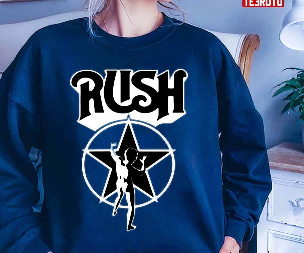 Rush Rock Black Art Logo Unisex T-Shirt
