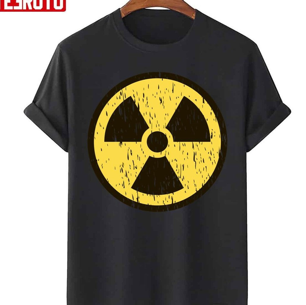 Nuke Distressed Nuclear Symbol Unisex T-Shirt