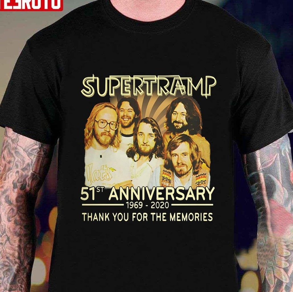51st Anniversary Of Supertramp Unisex T-Shirt