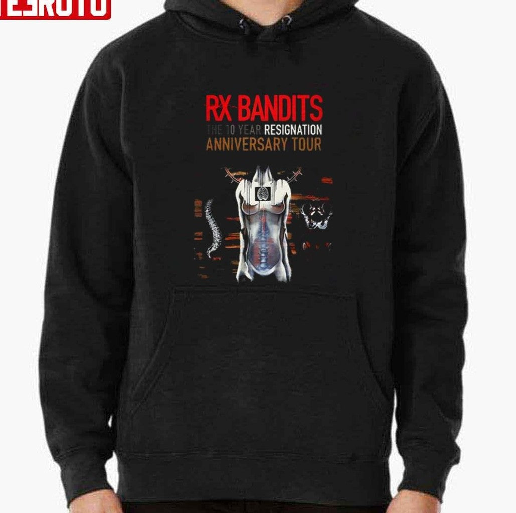 Rx Bandits The 10 Year Resignation Anniversary Tour Band Rock Unisex T-Shirt