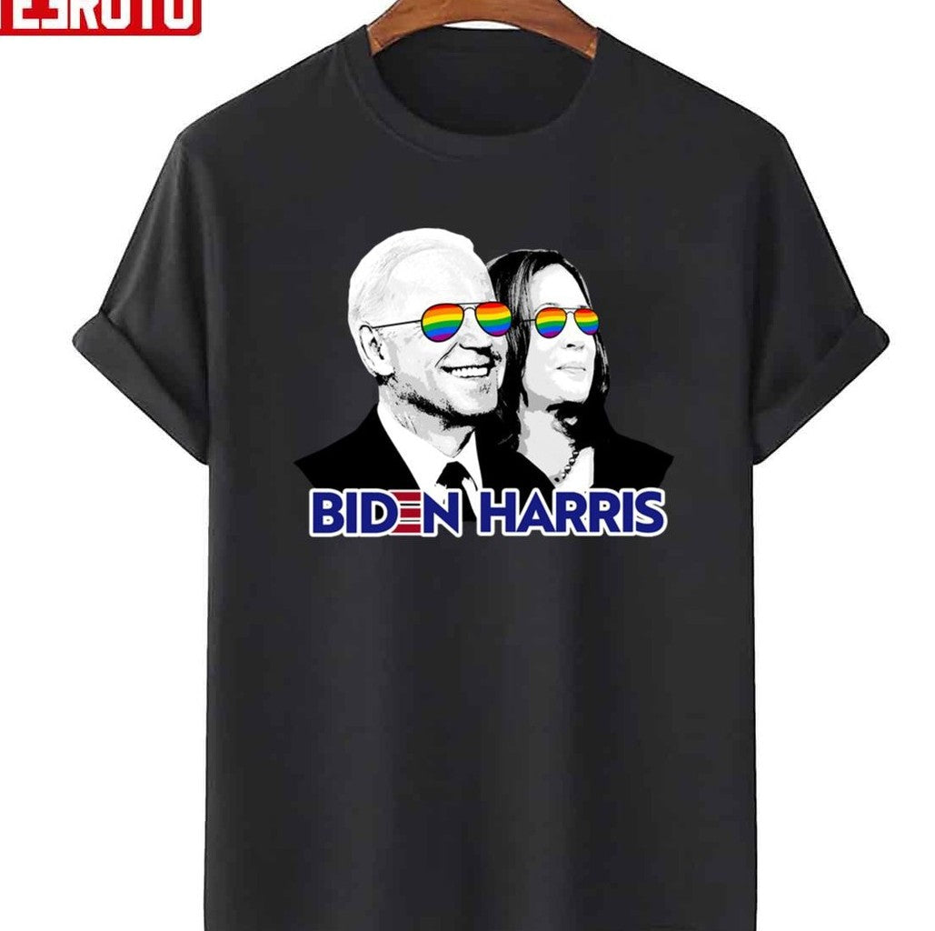 Biden Harris Pride Glasses Unisex T-Shirt