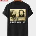 Mugshot Free Willie Willie Nelson Unisex T-Shirt