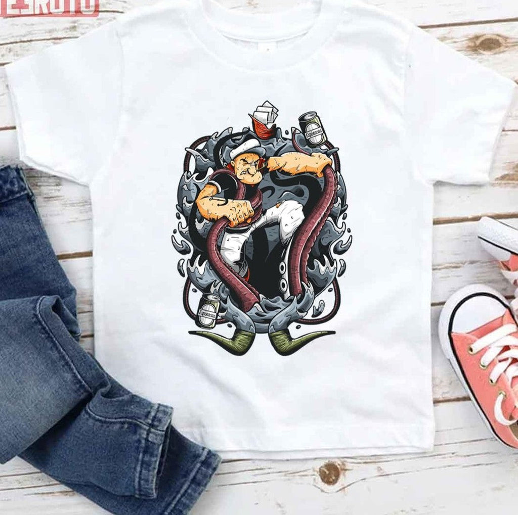 Popeye Fan Art Cartoon Legend Unisex T-Shirt
