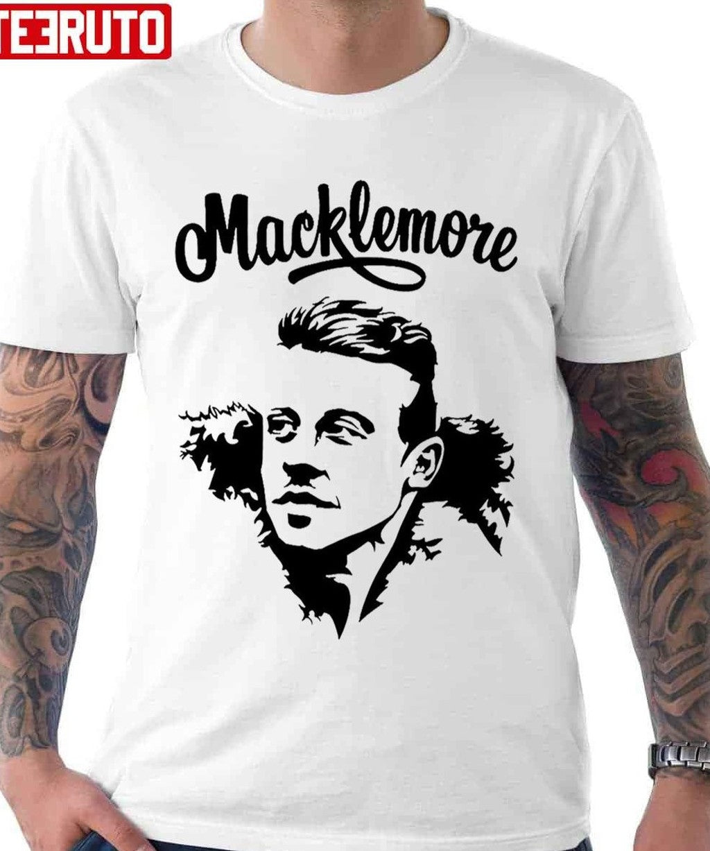 Black And White Design Macklemore Unisex Hoodie