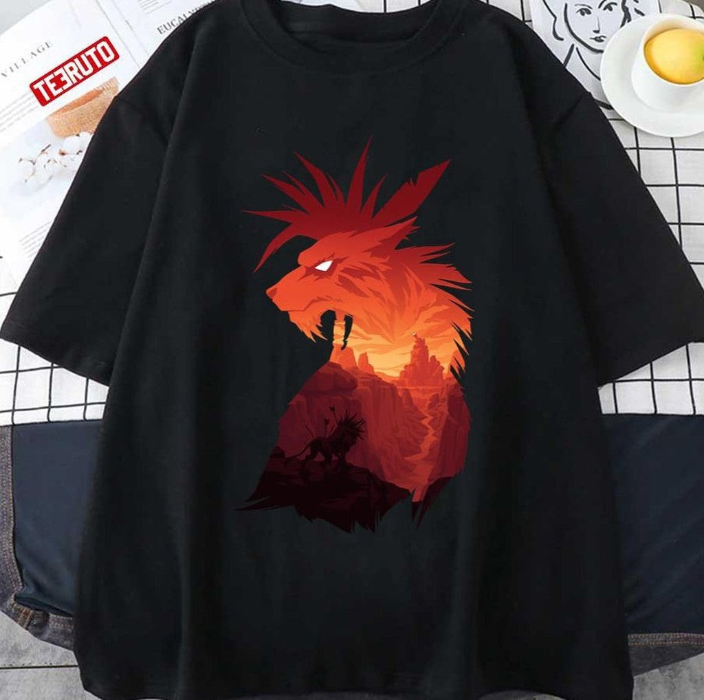 The Canyon's Guardian Black Final Fantasy VII Game Unisex T-shirt