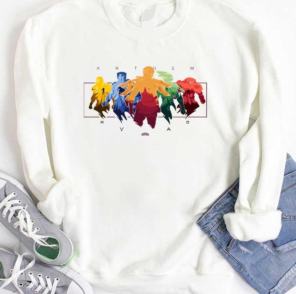 The Five Anthem Symbols Unisex Hoodie
