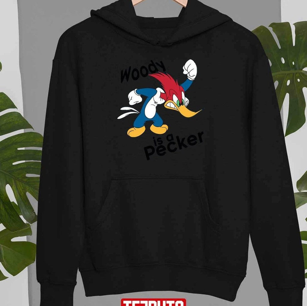 Angry Woody Is A Pecker Funny Cartoon Vintage Character Unisex T-Shirt