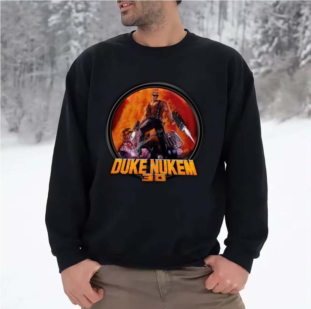Round Game Art Duke Nukem 3d Unisex Sweatshirt