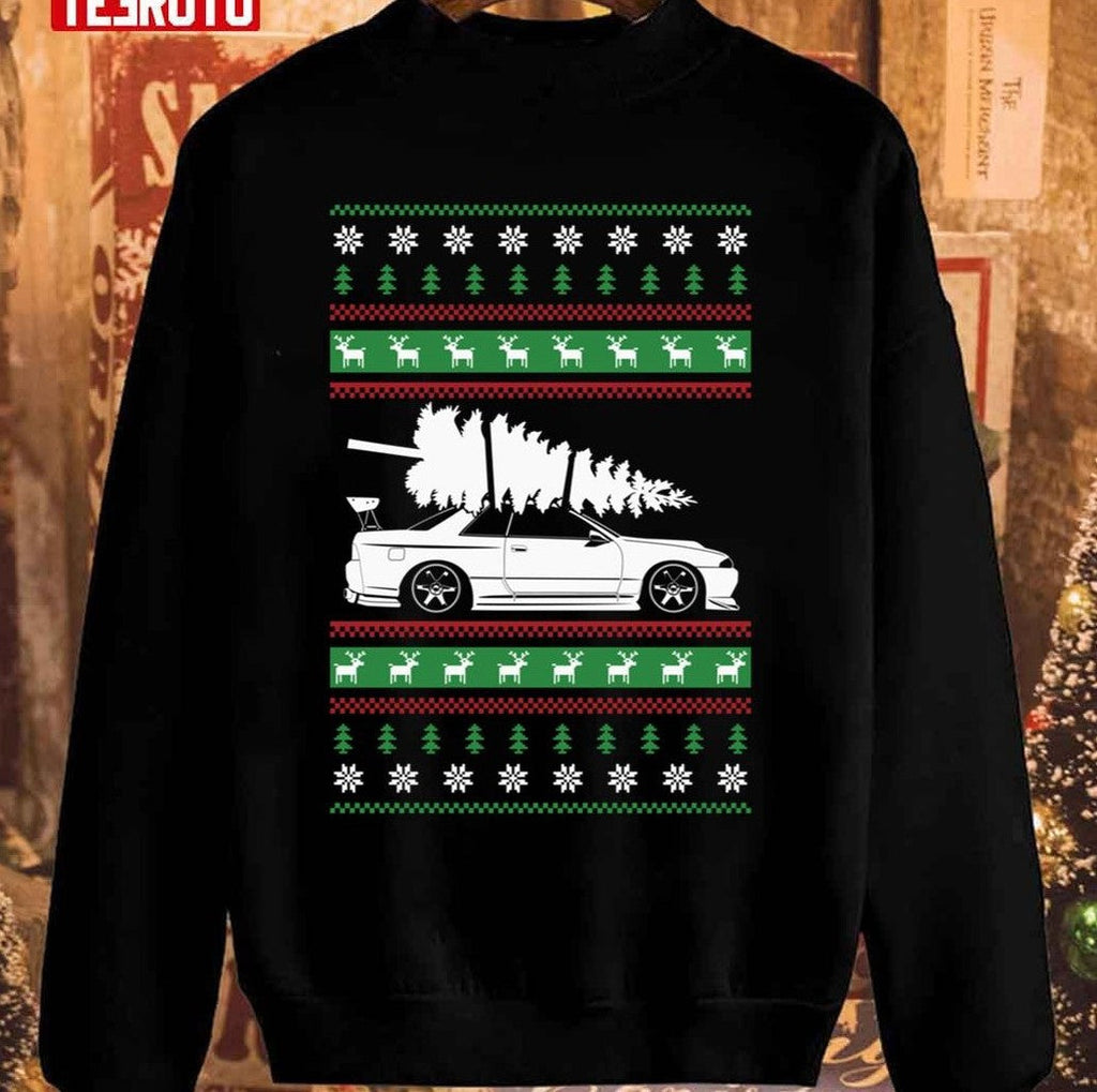 Nissan Skyline Gt R R32 Grisworld Christmas Perfect Gift Unisex Sweatshirt