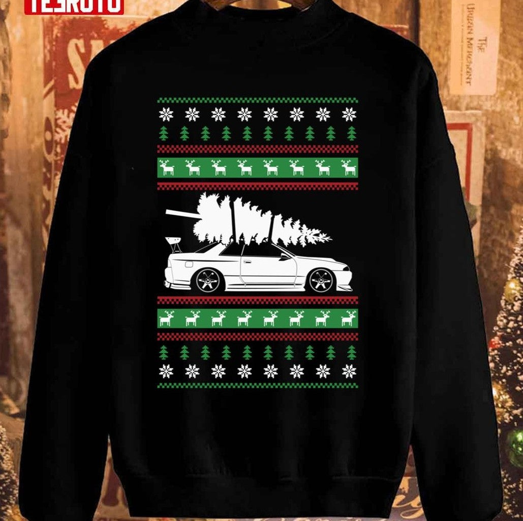 Nissan Skyline Gt R R32 Grisworld Christmas Perfect Gift Unisex Sweatshirt