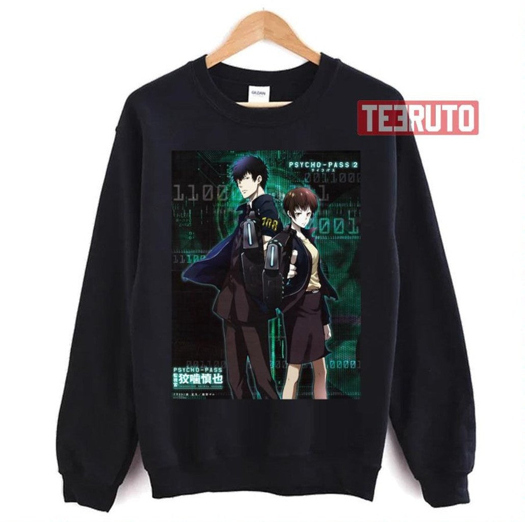 Shinya Kogami And Akane Tsunemori Psycho Pass Unisex T-Shirt