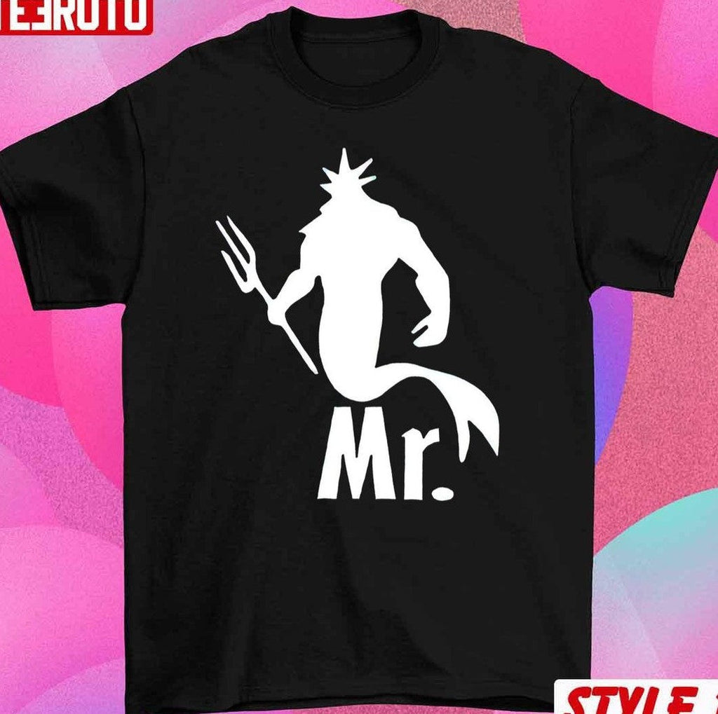 Mr And Mrs Mermaid Matching Couple Valentiine Unisex Sweatshirt