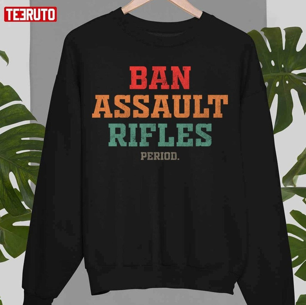 Ban Assault Rifles Retro Unisex T-Shirt