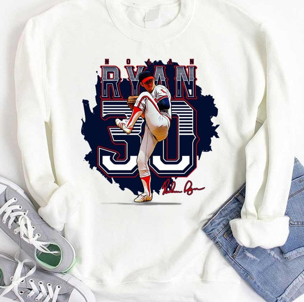 Nolan Ryan Retro Design Signature Baseball Unisex T-Shirt