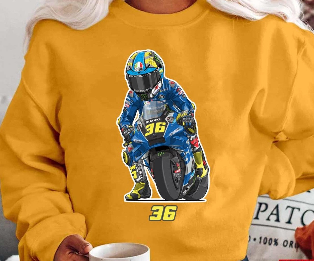 Animated Design Motorcycle Joan Mir Unisex T-Shirt