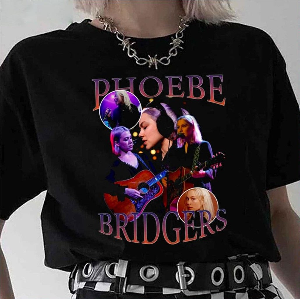 Phoebe Bridgers Graphic Collage Design Unisex T-Shirt