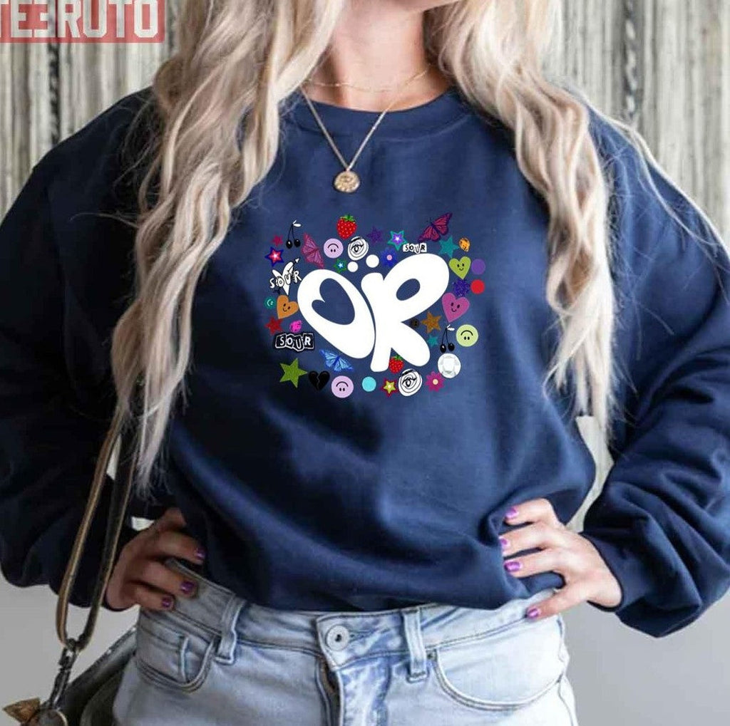 Or Olivia Rodrigo Logo Sour Unisex Sweatshirt