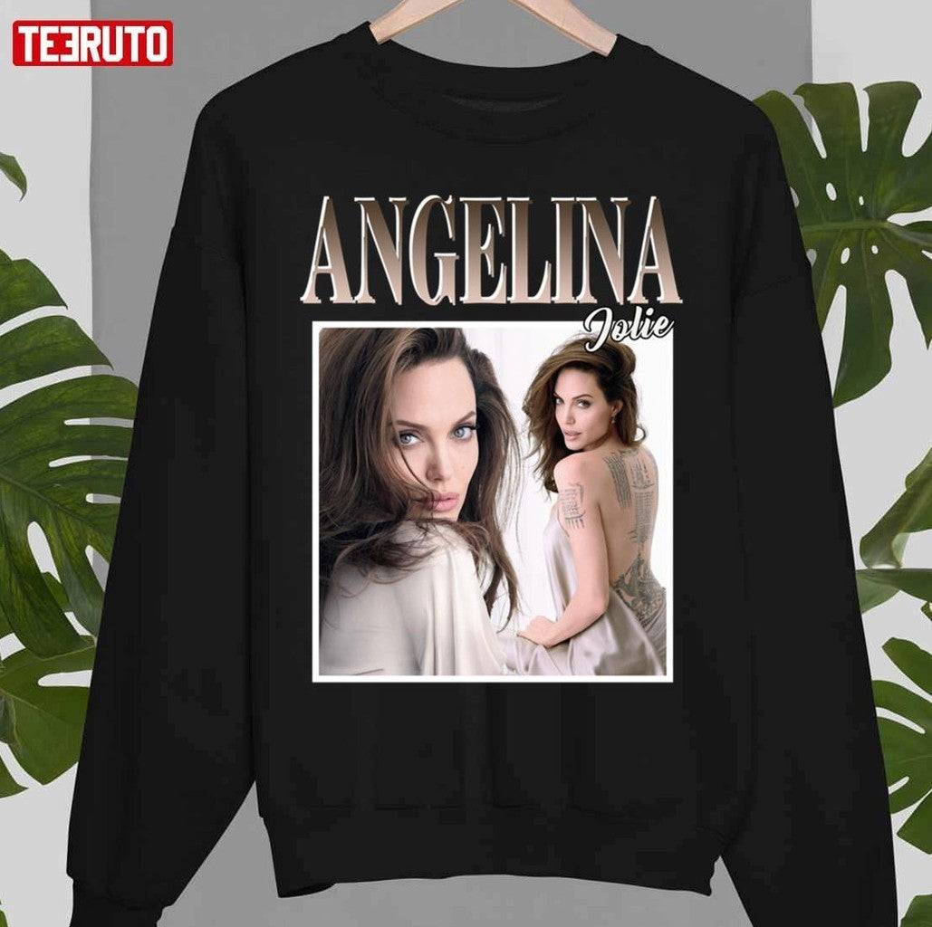 Angelina Jolie Vintage 90s Unisex T-Shirt