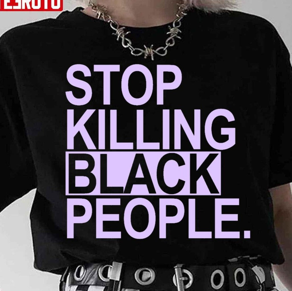 Stop Killing Black People Lavender Sweatshirt