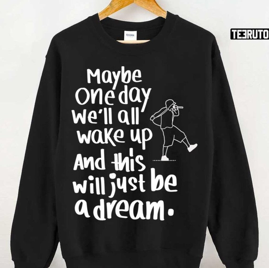 Mockingbird Lyrics Typography Eminem Unisex Sweatshirt
