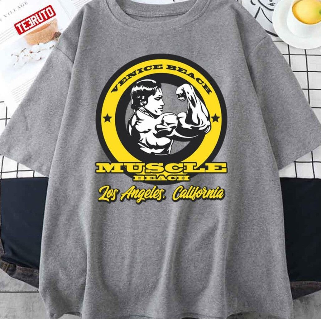Arnold Schwarzenegger Venice Beach Muscle Beach Unisex T-Shirt
