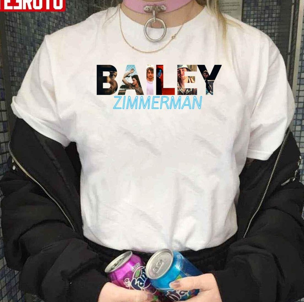 Bailey Zimmerman Artist Name Collage Unisex T-Shirt