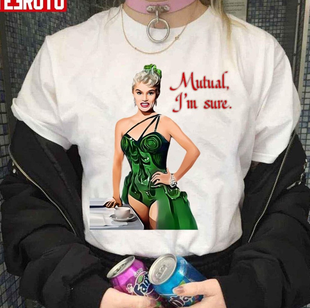 Mutual Iâ€™m Sure White Christmas Green Unisex Sweatshirt