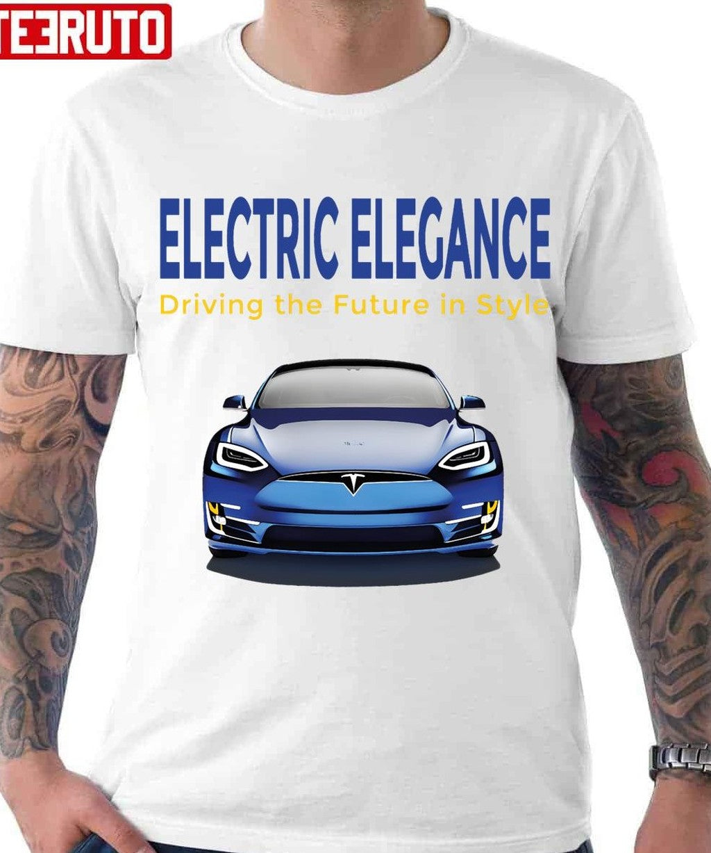 Tesla Bumper Graphic Unisex T-Shirt