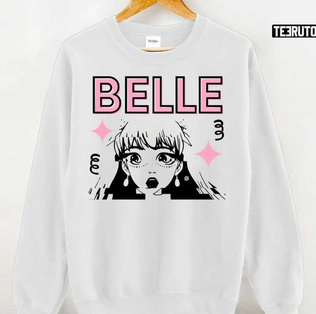 Belle Glitch Anime Fanart Unisex T-Shirt
