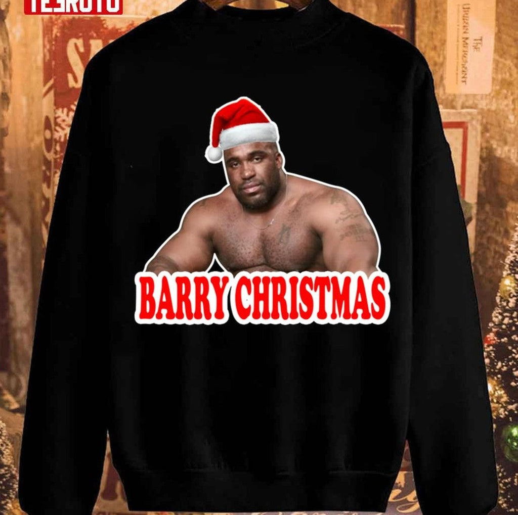 Barry Christmas Funny Meme Barry Wood Unisex Sweatshirt