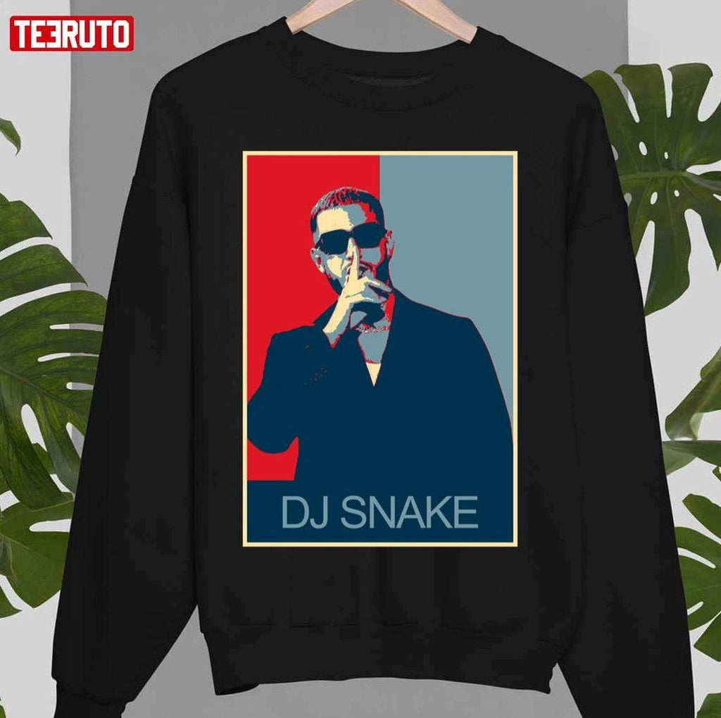 Shhh Graphic Design Dj Snake Unisex T-Shirt
