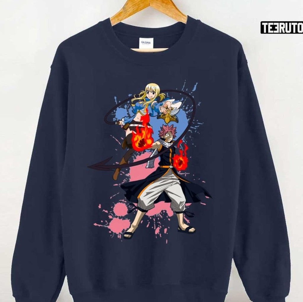 Natsu And Lucy Fairy Tail Unisex Sweatshirt