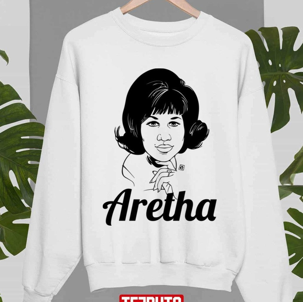 Singer Aretha Franklin Art Unisex Sweatshirt
