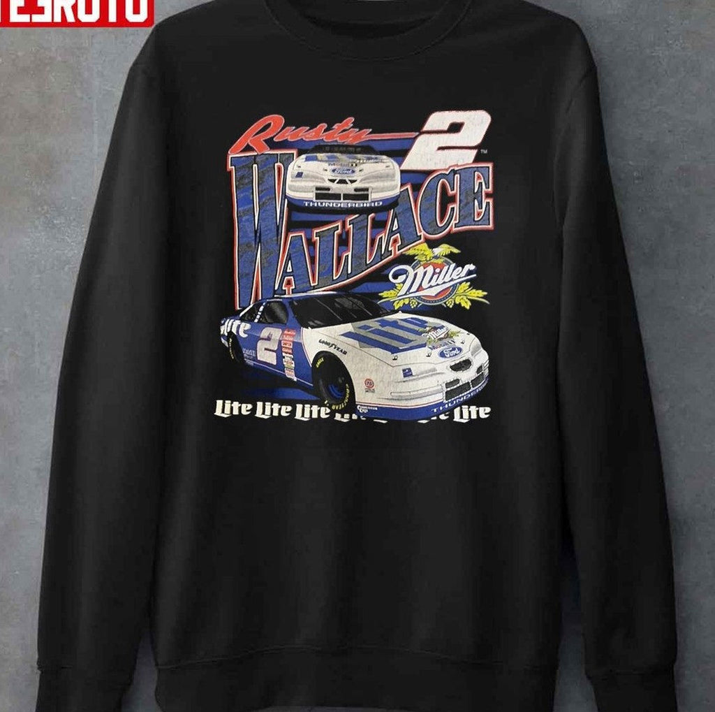 Rusty Wallace 2 Lite Racing Vintage Unisex T-Shirt