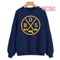 Retro Boston Hockey Emblem Vintage Bos Boston Bruins Unisex Sweatshirt